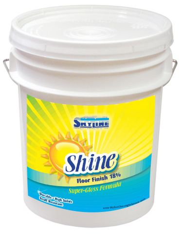 Shine Wax Floor Finish (18%) (5 Gallon)