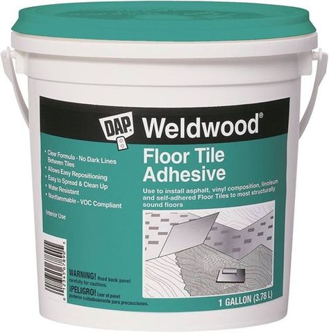 DAP Clear Set Floor Tile Adhesive (Gallon)