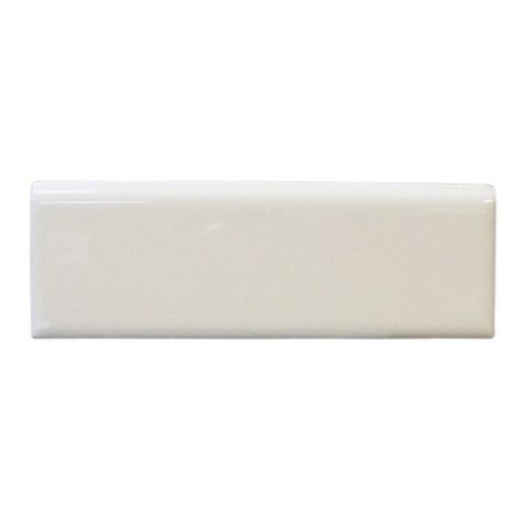 Ceramic Bull Nose (2" x 6") (White)