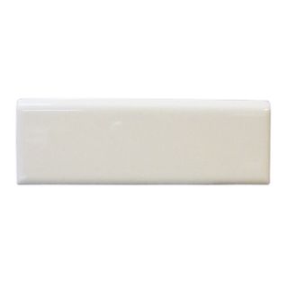 Ceramic Bull Nose (2" x 6") (White)