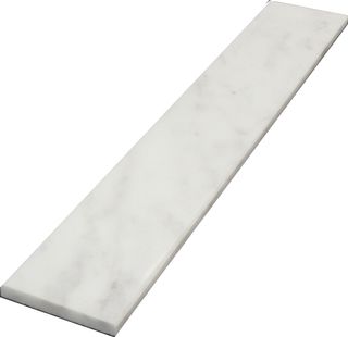 White Marble Saddle (4"x24")