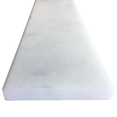 White Marble Saddle (5"x36")