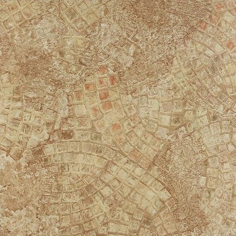 Vinyl Self Stick Floor Tile (Ancient Beige Mosaic) (45 Sq Ft) (329)