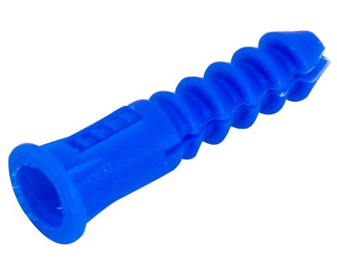 10 - 12 Plastic Ribbed Anchor (100 Pack)