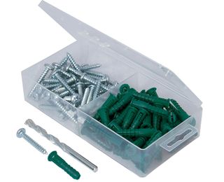 14 - 16 Screw & Anchor Kit w/ 5/16" x 4" Masonry Bit (100 Piece)