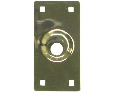 Raised Cylinder Plate (Brass)