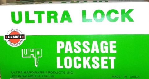 Passage Lockset (Dull Chrome)
