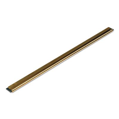 Golden Clip Brass Channel w/ Black Rubber Blade  (18")