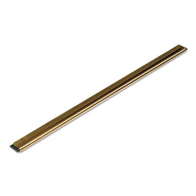 Golden Clip Brass Channel w/ Black Rubber Blade  (18")
