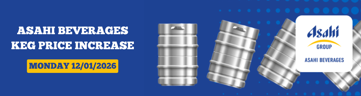 Asahi Keg Price Rise!