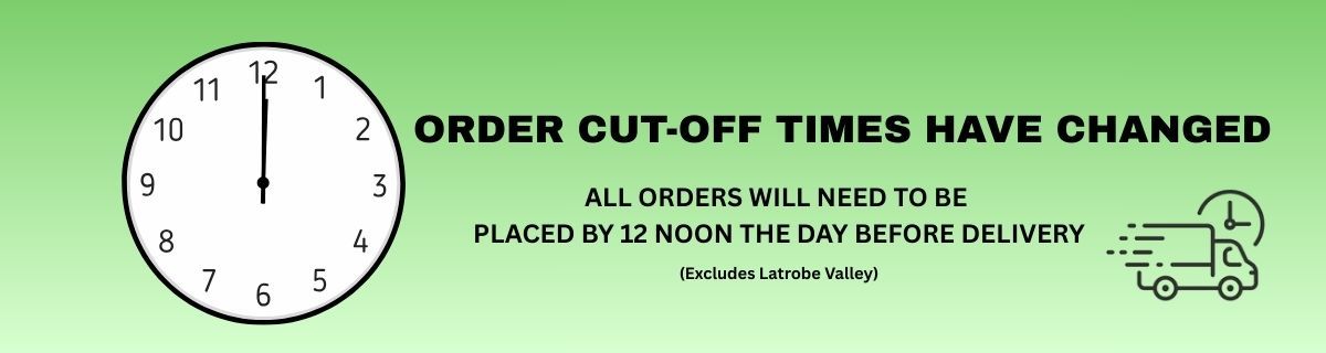 CUT-OFF TIMES ARE CHANGING