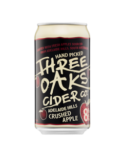 Three Oaks Apple Cider 8% 375ml 10PK x3