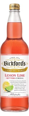 Bickfords Lem Lime Bitters Cordial 750ml