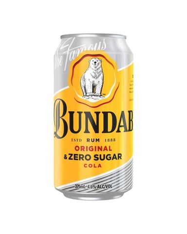 Bundaberg Bare & Zero Can 4x6 375ml-24