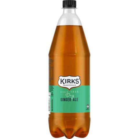 Kirks Dry Ginger Ale 1.25L x12