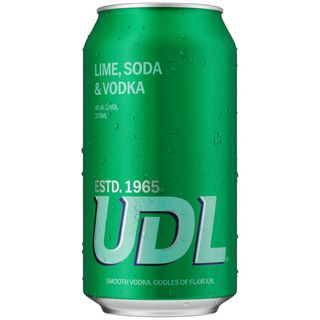 UDL Vodka & Lime Soda Can 375ml-24