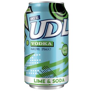 UDL Vodka & Lime Soda Can 375ml-24