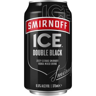 Smirnoff Double Black Can 375ml 10PK x3