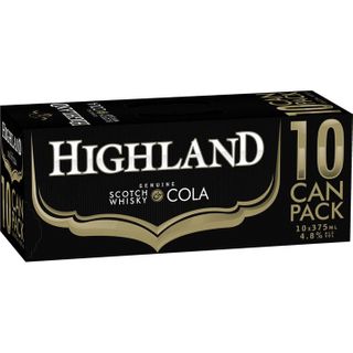 Highland Scotch & Cola 375ml 10PK x3