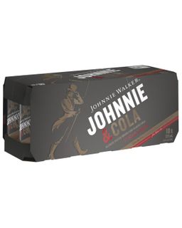 Johnnie Walker Cola Can 6.5% 10PK x3
