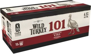 Wild Turkey 101 & Cola 10PK x3