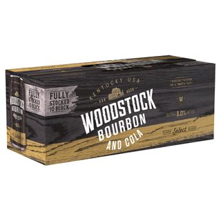 Woodstock & Cola 8% 375ml 10PK x3