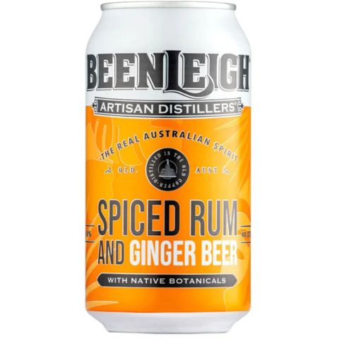 Beenleigh Spiced Rum & Ginger 375ml-24