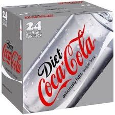 Diet Coke Cans 375ml  X 24