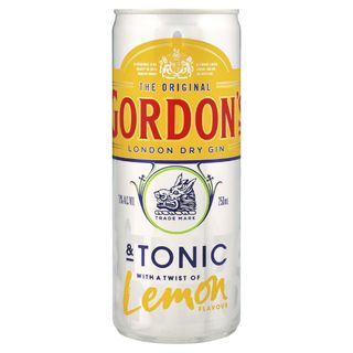 Gordons Gin Tonic & Lemon Cans 375ml-24