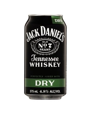 Jack Daniel & Dry Can 6x4 375ml-24