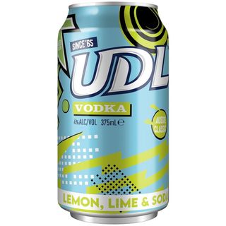 UDL Vodka & Lemon Lime Soda Can 375ml-24