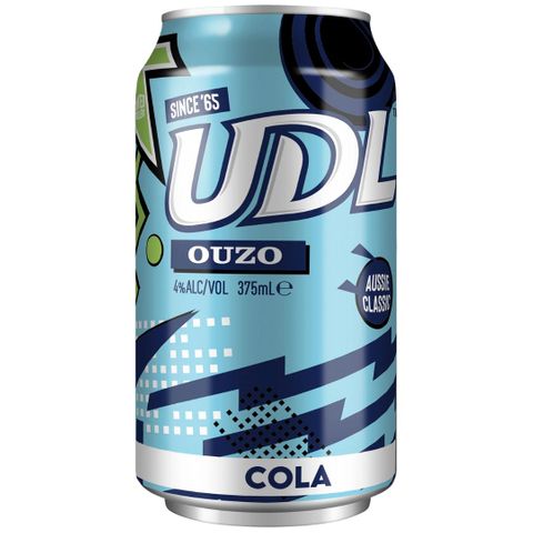 UDL Ouzo & Cola Can 375ml-24