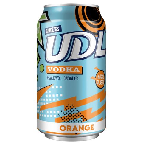 UDL Vodka & Orange Can 375ml-24