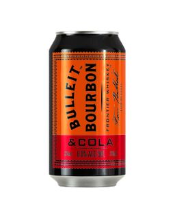 Bulleit & Cola Black Can 6% 375ml-24