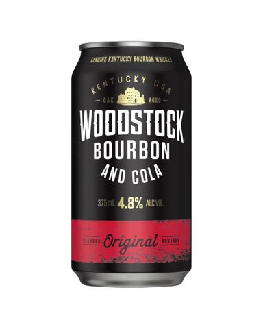 Woodstock & Cola Can 4.8% 375ml-24