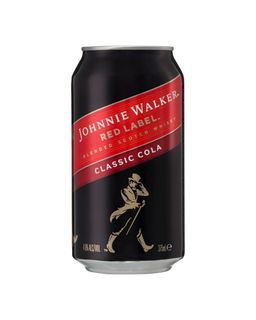 Johnnie Walker & Cola Cans 375ml 4x6-24