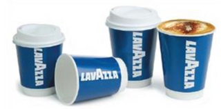 Lavazza SW Blue Paper Cup 8oz 50 Per Slv