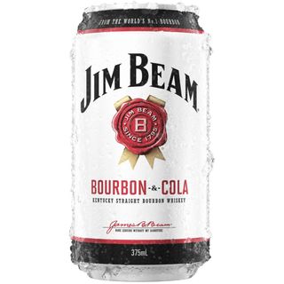 Jim Beam WHITE & Cola Can 375ml [6pk]-24