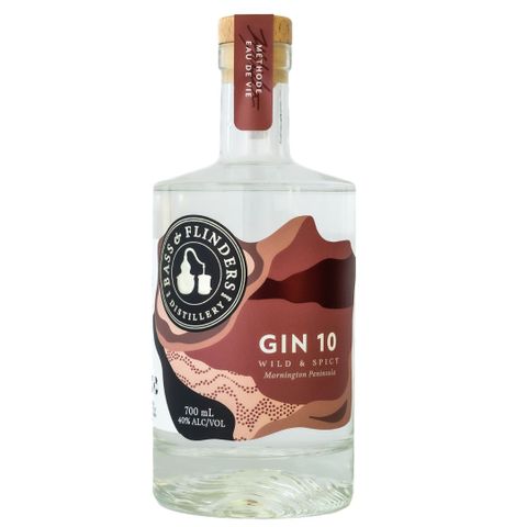 Bass & Flinders Gin10 Wild & Spicy 700ml