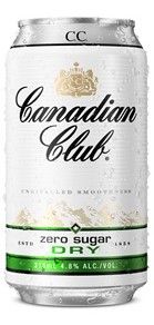 Canadian Club & Dry ZERO 375ml 10PK x3