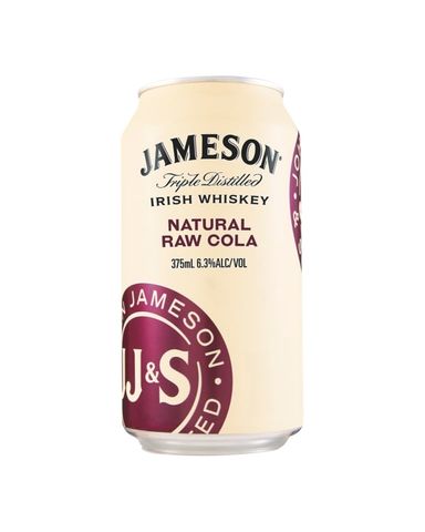 Jameson & Raw Cola 6.3% 375ml CAN-24