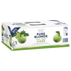Pure Blonde Organic Cider 375ml 10PK x3