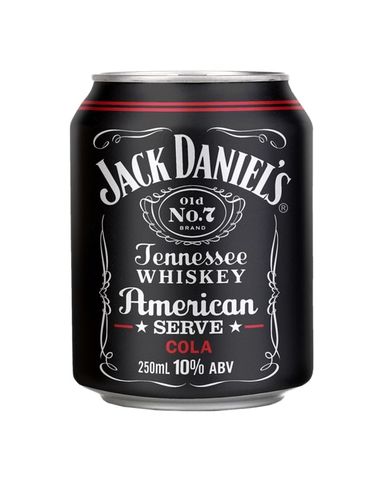 Jack Daniel Amer 10% & Cola 250ml-24