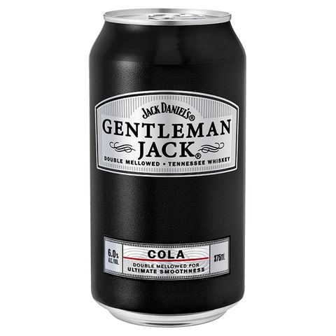 Gentleman Jack & Cola Cans 375ml-24
