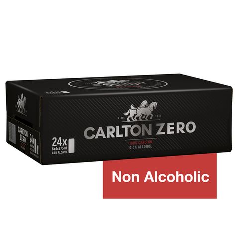 Carlton Zero Can 375ml-24