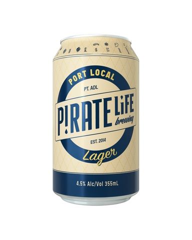 Pirate Life Port Local Lager 355ml-16