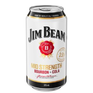 Jim Beam Mid Strength Can 375ml-24