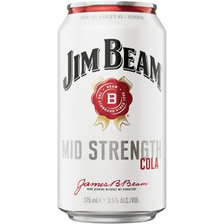 Jim Beam Mid Strength 3.5% Can 375ml x24