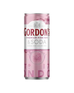 Gordons Pink Gin & Soda Can 250ml-24