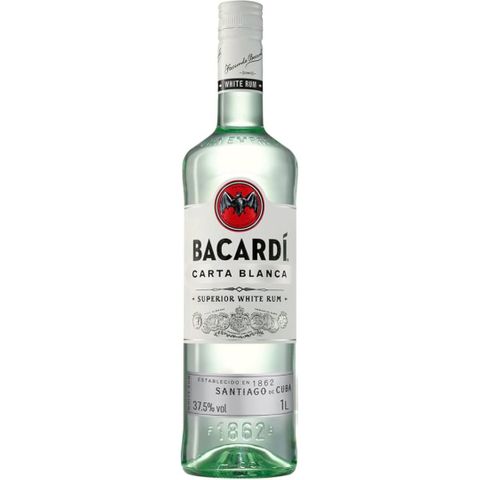 Bacardi Rum Light Dry 1lt